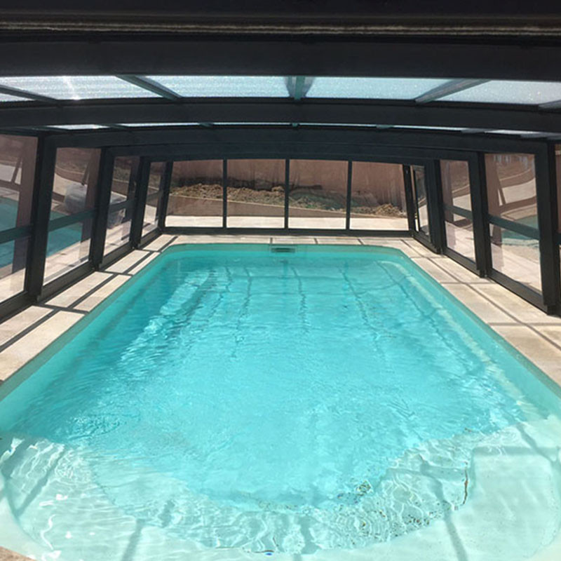 Abri piscine aluminium : abri piscine résistant en aluminium